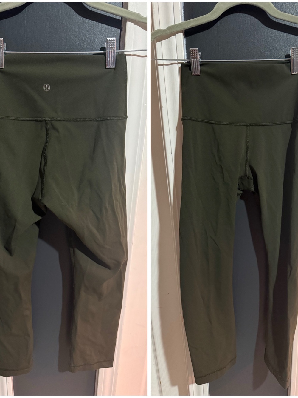 Lululemon Olive Green High-Rise Leggings